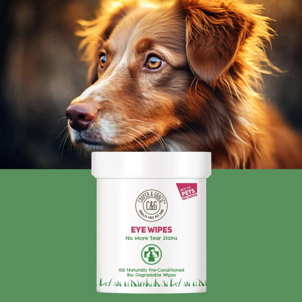 Introducing Our 100% Natural Biodegradable Dog Eye Wipes