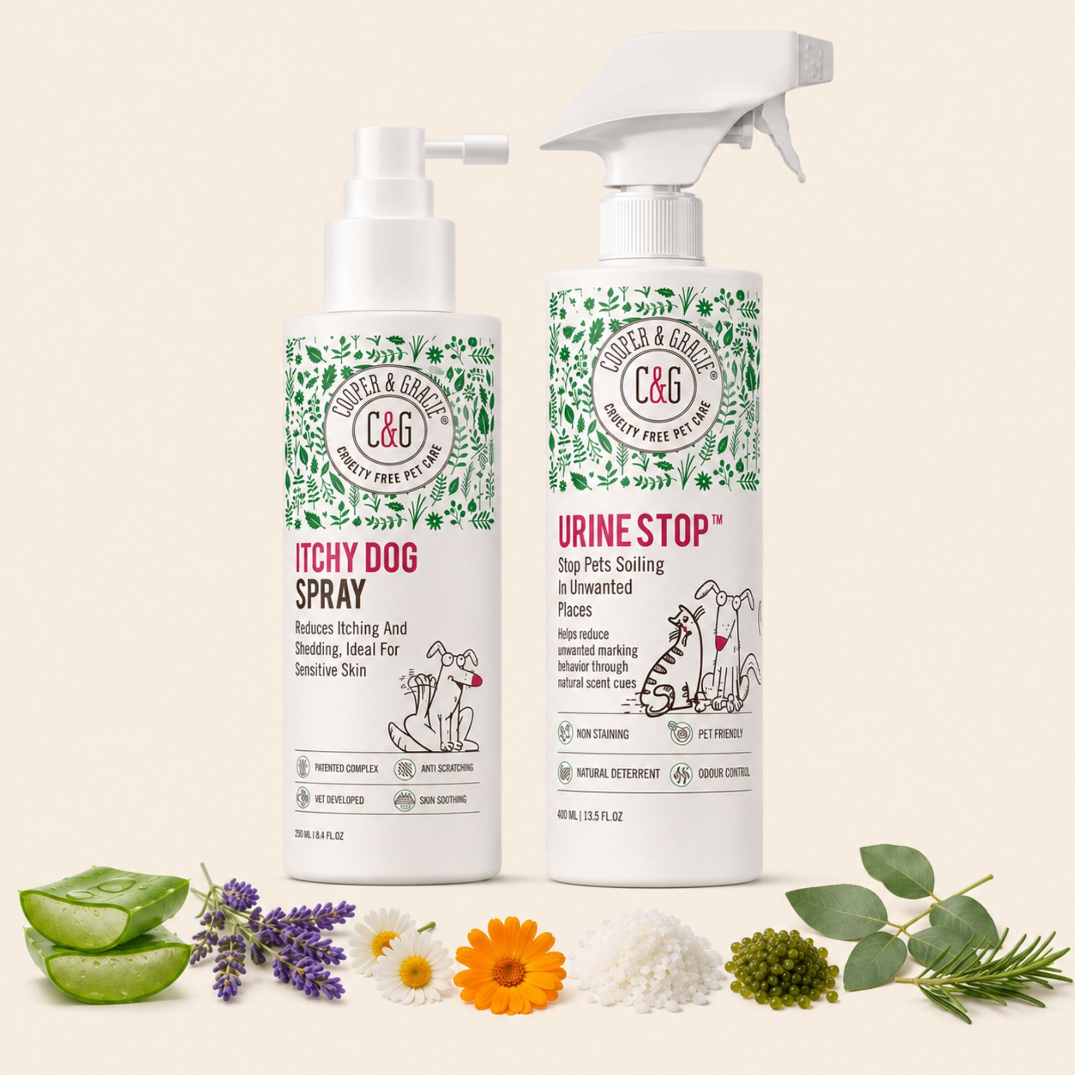 Urine Stop - Itchy Dog Spray Bundle