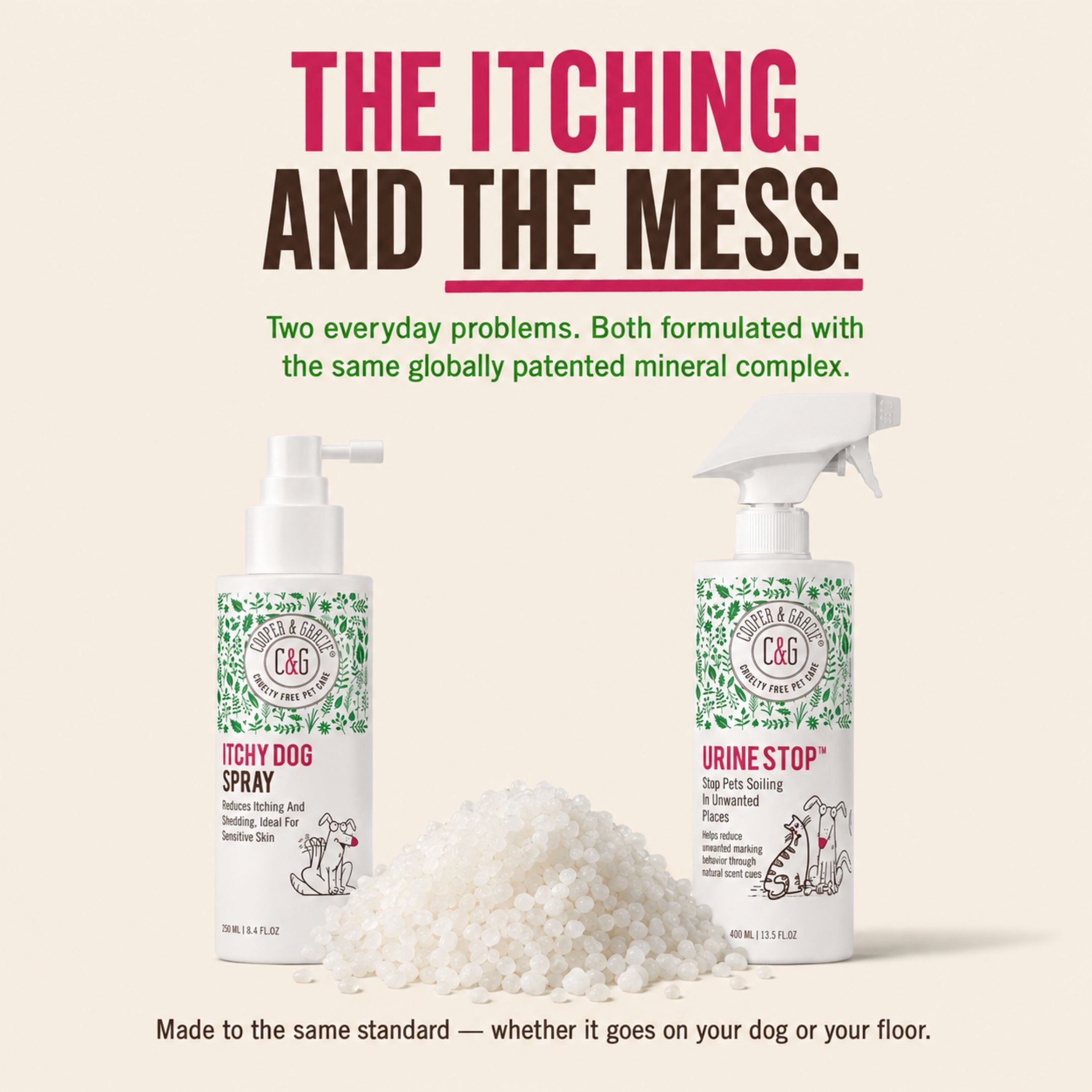 Urine Stop - Itchy Dog Spray Bundle
